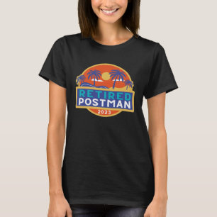Retirement for Postman Men Postal Worker Retired T-Shirt