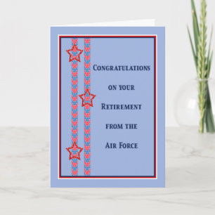 Retirement from Air Force Card