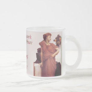 Retirement Frosted Glass Coffee Mug