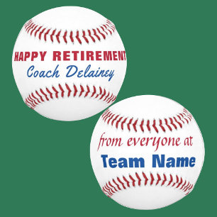Retirement Gift Baseball