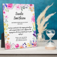 retirement gift for boss, employee, long service