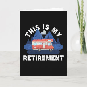 Retirement Gift for Motorhome Enthusiast Card