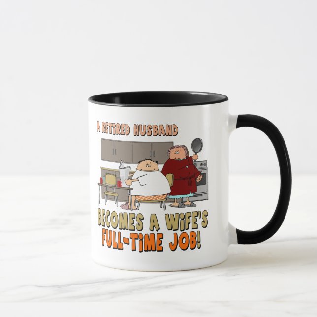Retirement Gifts and Retirement T-shirts Mug (Right)