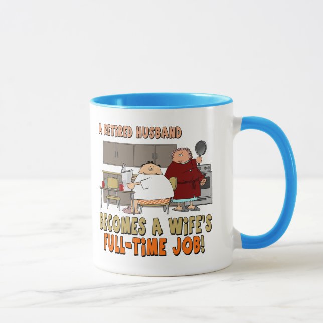 Retirement Gifts and Retirement T-shirts Mug (Right)