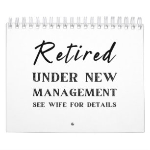 retirement gifts for husband from wife calendar