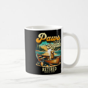Retirement Golden Retriever Paws And Reflect Fishi Coffee Mug
