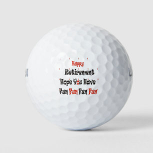 retirement golf balls