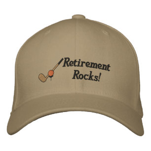 Retirement Golf Embroidered Hat