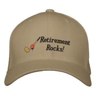 Retirement Golf Embroidered Hat