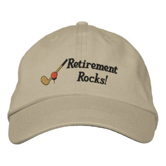 Retirement Golf Embroidered Hat