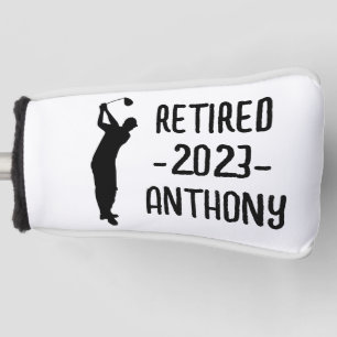 Retirement Golfer Birthday retired happy retiree Golf Head Cover