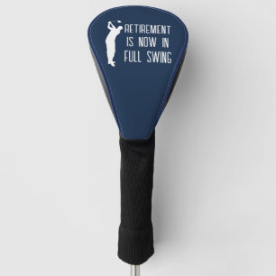 Retirement Golfer Birthday retired happy retiree Golf Head Cover