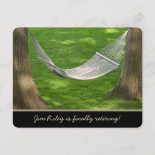 Retirement Hammock Invitation
