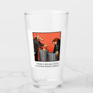 Retirement Humour Beer Glass Gift For Him