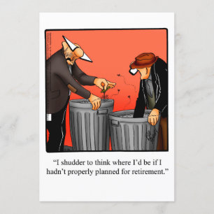 Retirement Humour Party Invitations