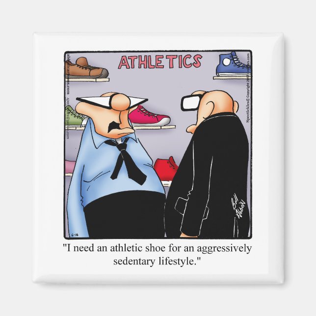 Retirement Humour Refrigerator Magnet (Front)