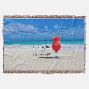 Retirement Humour Throw Blanket