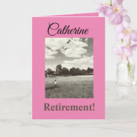 Retirement! Inspirational Girl Positive Wishes