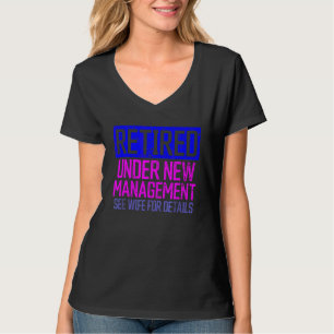 Retirement Men Dad Retiring Party Humour 2 T-Shirt