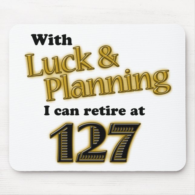 RETIREMENT! MOUSE MAT (Front)