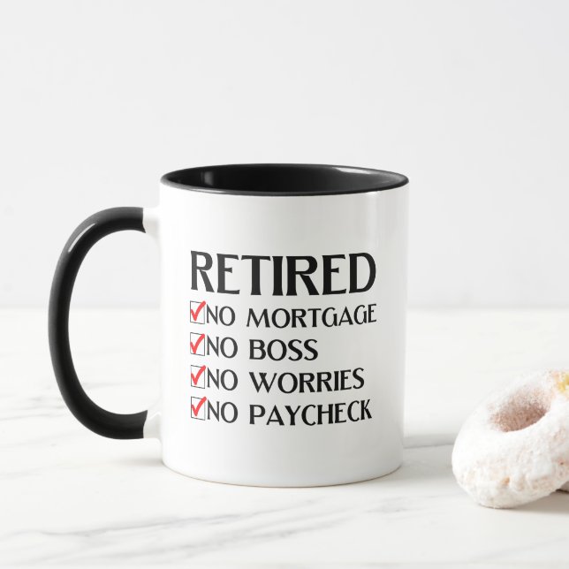 Retirement Mug (With Donut)