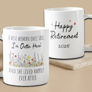 Retirement Mug for Women – Funny Inspirational 
