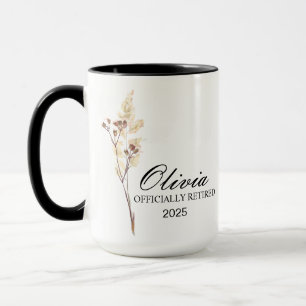 Retirement Mug, Personalized Happy Retirement Cup, Mug
