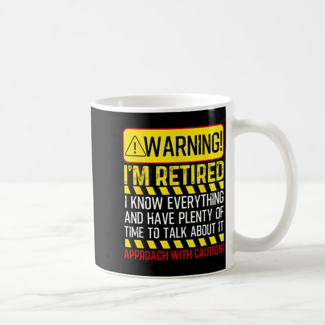 Retirement Novelty For Men Women Dad Grandpa Retir Coffee Mug (Right)