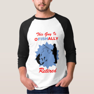 Retirement O-Fish-Ally Retired Fisherman Funny Pun T-Shirt