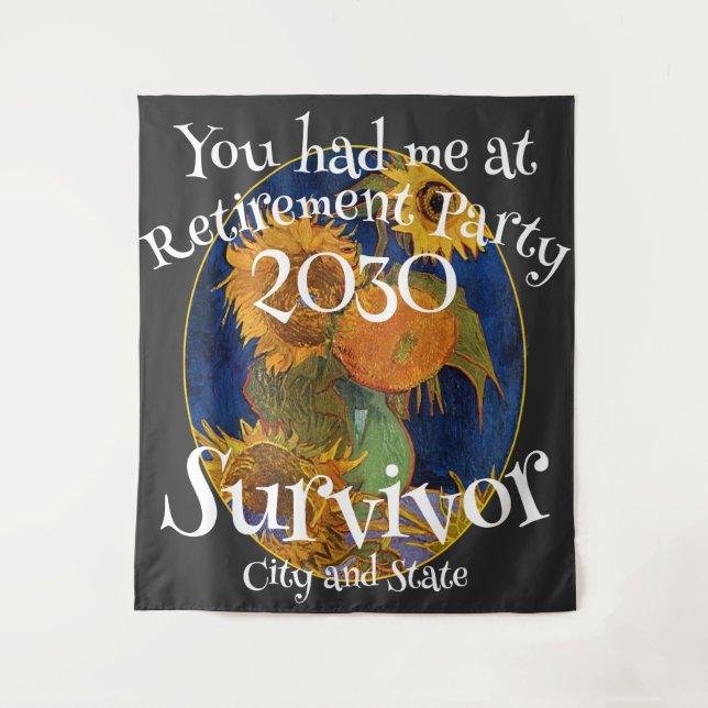 Retirement Party 2024 2025 2026 2027 2028 2029 Tapestry (Front)