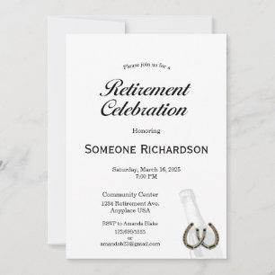 Retirement Party Announcement Western theme