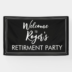 Retirement Party Banner