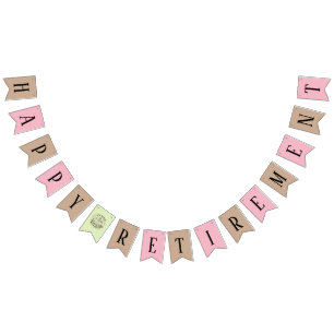 RETIREMENT PARTY BUNTING