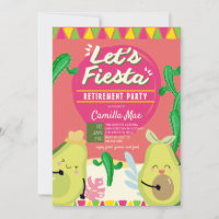 RETIREMENT PARTY Fiesta Invitation