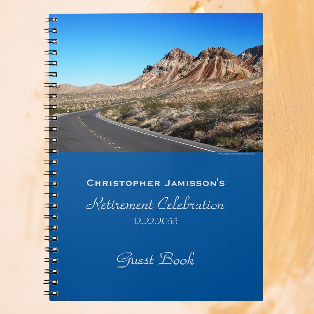 Retirement Party Guest Book, Around the Bend Notebook (Creator Uploaded)