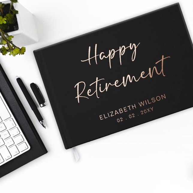 Retirement Party, Happy Retirement Leaving Party  Guest Book (Retirement Party, Happy Retirement Leaving Party Guest Book)
