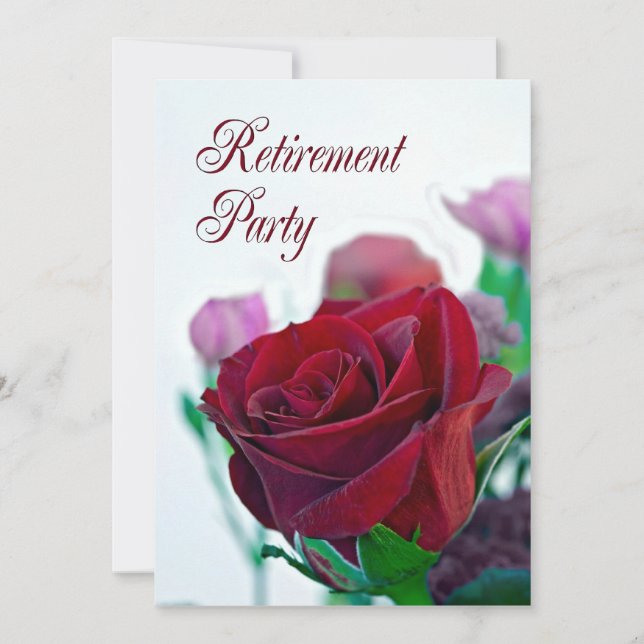 Retirement Party invitation (Front)