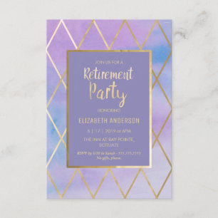 Retirement Party Invitation - Customise, Trendy