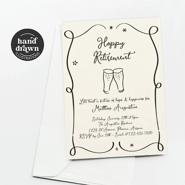 Retirement Party Invitation for Men or Women (Creator Uploaded)