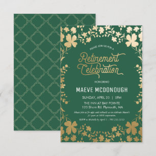 Retirement Party Invitation, Small Invite