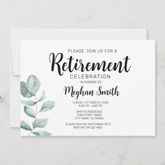 Retirement Party Invitation Template,