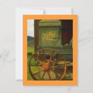 RETIREMENT PARTY INVITATION -VINTAGE GREEN TRACTOR