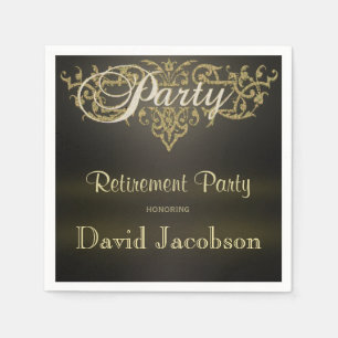 Retirement Party Napkins