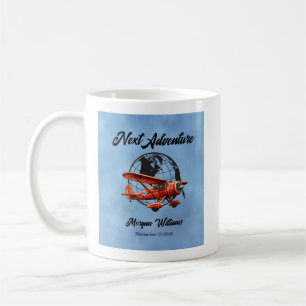 Retirement Party Next Adventure Travel Plane Coffee Mug