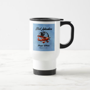 Retirement Party Next Adventure Travel Plane Travel Mug