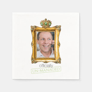 Retirement party Officiallu un-managed dandelions Napkin