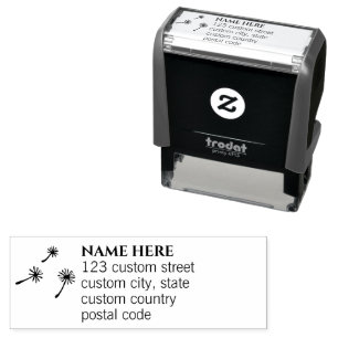 Retirement party Officiallu un-managed dandelions Self-inking Stamp