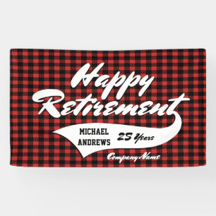 Retirement Party Personalise Banner