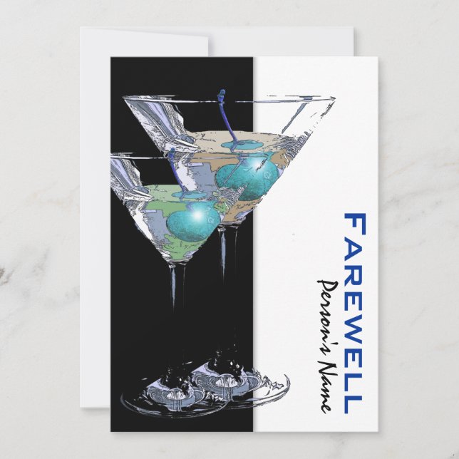 Retirement party retiring farewell CUSTOMIZE Invitation (Front)