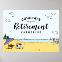 Retirement Party | Snoopy & Woodstock on the Beach